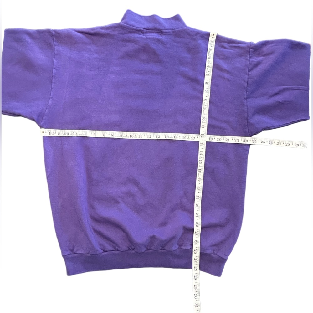 VTG 90 retro gym High mock neck drop shoulder oversized sweatshirt bundle 2 - Picture 16 of 16